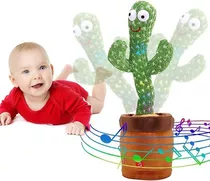 Juguete Muñeco Cactus Bailarín Recargable Imitador De Voz