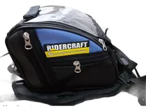 Bolso Tanque Moto Mochila Ridercraft Trail Azul + Amarres