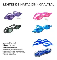 Lentes De Natacion Con Tapa Oidos Y Estuche Adultos Y Niños