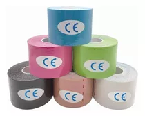 6pcs Cinta Kinesiológicas Vendaje Neuromuscular Tape 5mx5cm