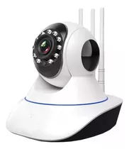 Câmera De Segurança Vigia Seg Camera Ip P2p Ir Cut Wps Com Resolução De 1080 Visão Nocturna Incluída Branca