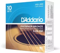 Daddario Cuerdas Para Guitarra Acustica /electroacustica 012