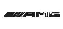 Emblema Amg Black Piano Traseiro Modelos 2017/2020