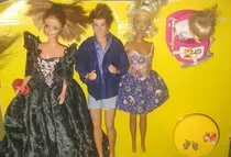 Barbie, Ken, Tommy + Barbie Comun + Accesorios