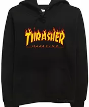 Buzo Thrasher Magazine - Aesthetic Grunge Flama Fuego