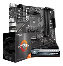 Kit Amd Ryzen 5 5600g Placa Mãe B550m Ram 16gb 3200mhz Ddr4