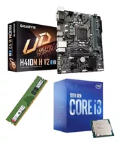 Kit Upgrade H410m-h + Intel 10ªgeração I3 10100 + 8gb Ddr4