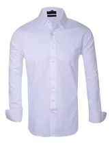 Camisas Entalladas Hombre Slim Fit Excelente Calidad Y Calce