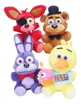 Pelucia Five Night At Freddy's Fnaf Com4 Modelos Bonnie Foxy