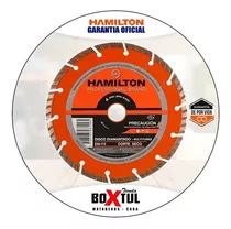 Disco Diamantado Multiturbo 180mm 7 PuLG Hamilton Dm180 Color Naranja