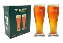 Set 2 Copas Patagonia Curvo Gift Pack Original 500ml Cerveza