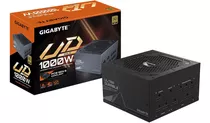 Fuente 1000w 80 Plus Gold Gigabyte Ud 1000gm Pg5 Full Modula Color Negro