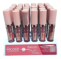 Kit 10 Batom Líquido Matte Ricosti 