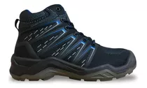 Zapato Zapatilla De Seguridad V-flex V930 Negro Con Azul