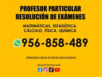 Profesor Matematica Estadistica Calculo Fisica Quimica Clase