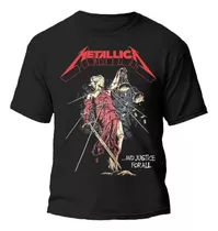 Remera Metallica And Justice For All Diseños 100% Algodón