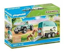 Playmobil Country Jeep Com Reboque Para Pónei 70511 Sunny