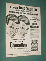 Publicidad Fijador Lord Cheseline Solido Elegancia
