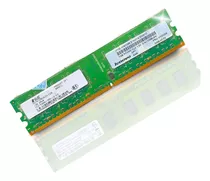 Memória Ram Ddr2 1gb 667mhz Color Verde Smart Pc Desktop