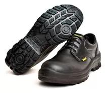 Zapato De Seguridad Trabajo Ecomax Gamax Punta Acero 100