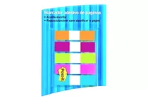 Marcador De Página Adesivo Post-it® Flags 5 Cores Sortidas 