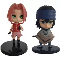 Sakura E Sasuke - Kit - 2 Action Figure - Naruto Shippuden