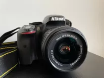  Nikon Kit D5300 + Lente 18-55mm 1.8 Vr Dslr Preto Usada