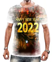 Camisa Camiseta Feliz Ano Novo Happy New Year 2022 Férias 29