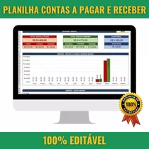 Planilha Contas A Receber E Pagar -  Controle Financeiro