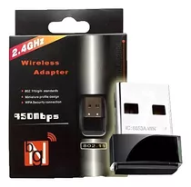Adaptador Wifi Usb Wireless Receptor 2.4ghz Pc Notebook Tv