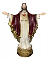Sagrado Corazón De Jesús Brazos Abiertos 50cm 
