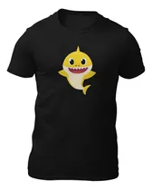 Playera De Baby Shark Amarillo