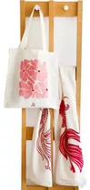 Combo Lona De Playa Y Tote Bag De Lienzo Estampados