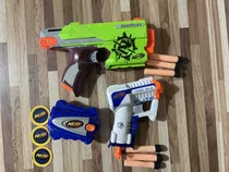 Lançador Nerf Zombie Sidestrike + Triad Ex-3 