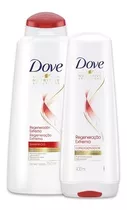  Dove Shampoo 750ml + Aco 400ml Regeneracion