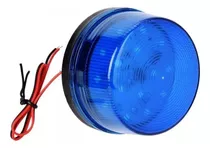 Baliza Led Luz Estroboscópica Flash Azul De Exterior Br110