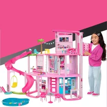 Casa Barbie Rosa Dreamhouse Filme Criança Gigante 114cm