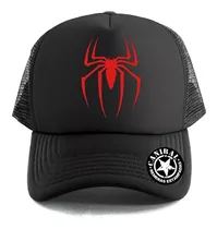 Gorras Trucker Spiderman Logo Remeras Estampadas Canibal