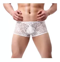 Boxer Hombre Encajes Mini Boxer Lenceria Masculino