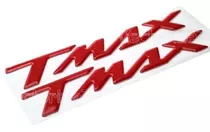 Kit 2 Emblemas Moto Tmax Relieve Autoadhesivo Extrafuerte