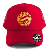 Gorras Trucker Bayern Munich Escudo Dorado Remeras Canibal