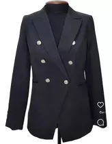 Blazer Alta Costura Com Ombreiras Feminino