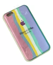 Silicon Case Rainbow Para iPhone. 6 Plus 