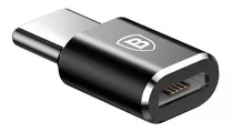 Adaptador Baseus Mini Micro Hembra A Macho Tipo-c Otg 2.4a