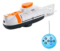 Barco De Controle Remoto Mini Rc Submarine Rc Boat Branco