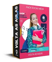 Pack Volta As Aulas +100 Artes Social Media  