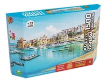 Puzzle 1500 Peças Panorama Castellammare Del Golfo Grow