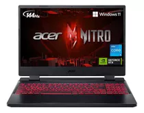 Notebook Gamer Acer Nitro I5 32gb Ssd 512gb Rtx 3050 W11 Ct