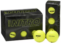 Nitro Distancia Máxima Golf Ball (12-pack), Amarillo