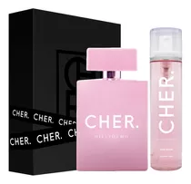 Set Perfume Mujer Cher Dieciocho 100 Ml Edp + Body Splash